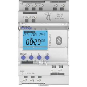 Theben Zeitschaltuhr TR 642 top3 BLE RC, digital, Hutschiene, 12-24V, 2 Kanal, Bluetooth