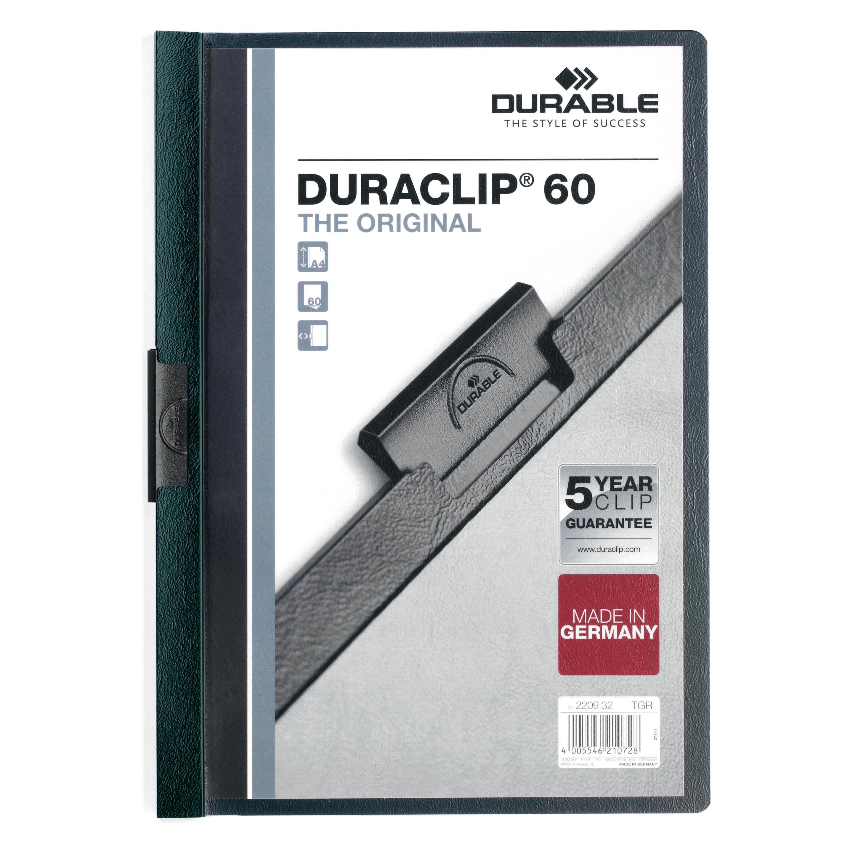 Durable Klemmhefter DURACLIP 60 (A4, 1x) (220932)
