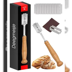 HGMD Teigmesserset - 12 Stück - Lame - Lame Messer - Teigmesser - Brotmesser