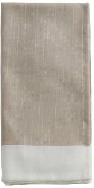 Saro Lifestyle Banded Border Dinner Napkins (Set of 12)