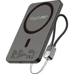 XLAYER 220998 - Powerbank, Magnetic, 5000 mAh, USB-C, schwarz