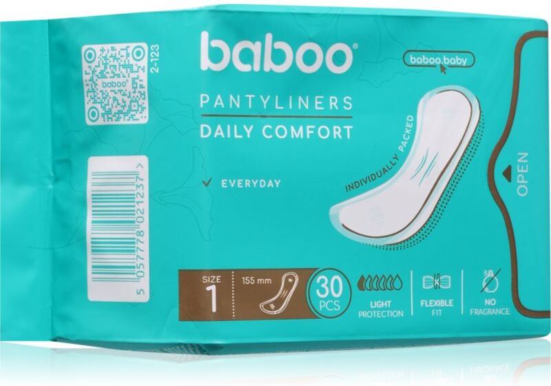 Baboo Daily Pantyliners panty liners 30 pc