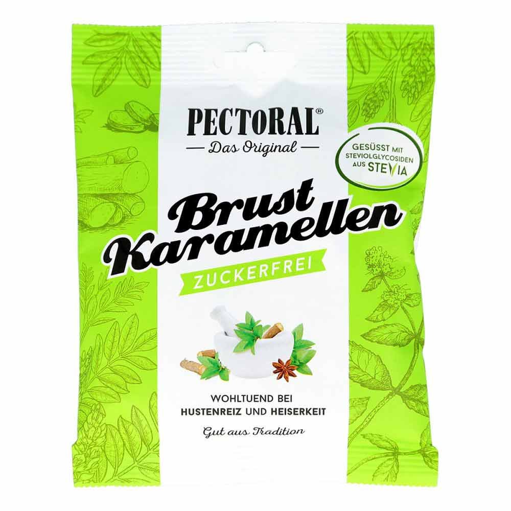 WEPA Apothekenbedarf GmbH & Co KG Pectoral Brustkaramellen zuckerfrei Beutel 06310523