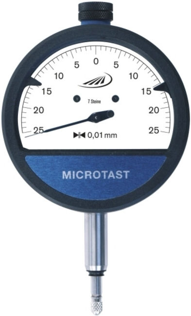 Helios-Preisser Feinzeiger MICROTAST 0,01 MB 0,5 mm, échelle 25-0-25 (0712121)