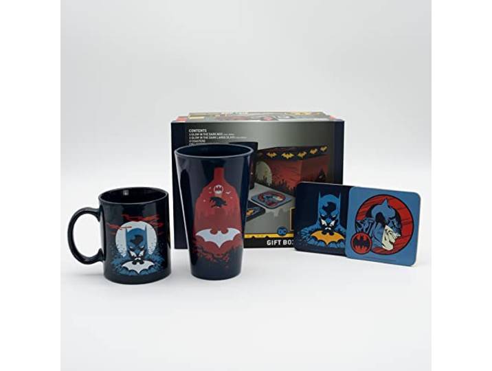 ABYstyle GBEye DC Comics cadeauset van glas + beker + 2 onderzetters Glow