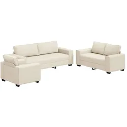 vidaXL, Sofa + Bettsofa, Cakonano (Sofastuhl +2-Sitzer +3-Sitzer Sofa) (2-Sitzer)