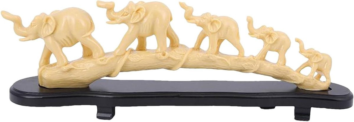 Artistiek Olifant Beeldje van Hars voor Huisdecoratie
