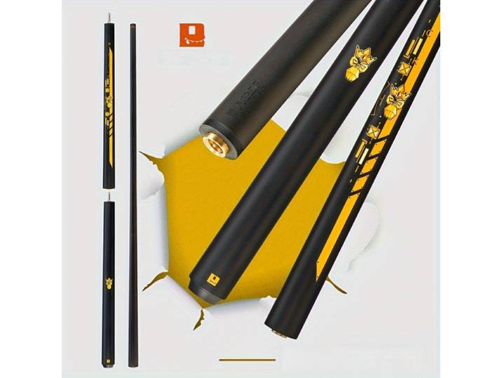 Little Monster Black Egg Black Technology Pool Cue Cue Jump Cue Kick Jump Cue intégré 12,9 mm