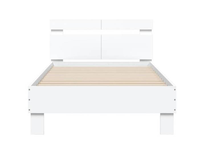 Cadre de lit - SALALIS - LW12025 - 100x200 cm - Bois d'ingénierie - Blanc