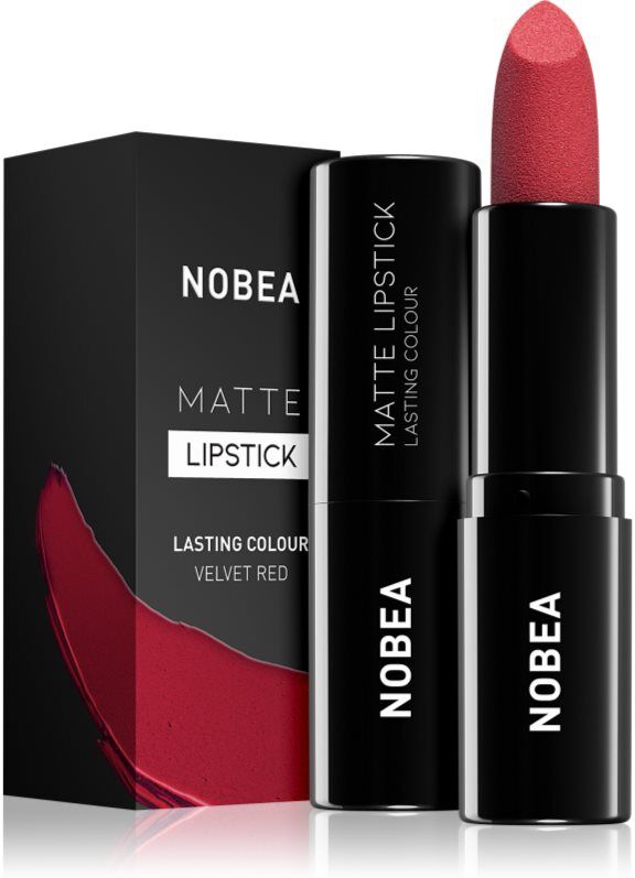 NOBEA Day-to-Day Matte Lipstick matte lipstick shade Velvet red #M16 3 g