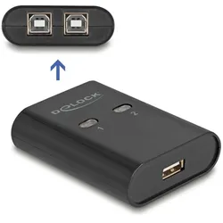 DELOCK USB 2.0 Switch für 2 PC an 1 Gerät