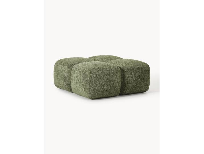 Pouf en peluche-bouclette Tayla