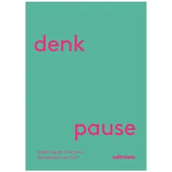 Seltmann, Kalender, Denkpause 2027