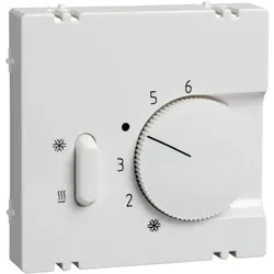 Elso 367154 Zentralplatte für Temperaturregler Heizen/Kühlen JOY reinweiß