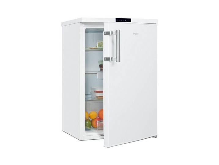 exquisit Kühlschrank KS516-V-HE-011D, 85 cm hoch, 56 cm breit, Schnellkühlenfunktion, Alarmfunktion, LED-Beleuchtung