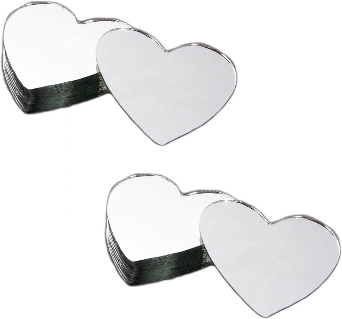 Hartvormige spiegel voor wanddecoratie en make-up