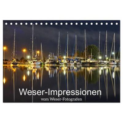 Weser-Impressionen (Tischkalender 2027 DIN A5 quer), CALVENDO Monatskalender
