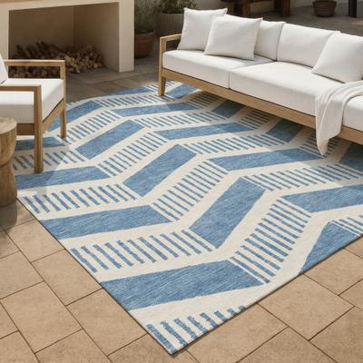 Addison Rugs Machine Washable Indoor/ Outdoor Modern Corinna Chantille Rug