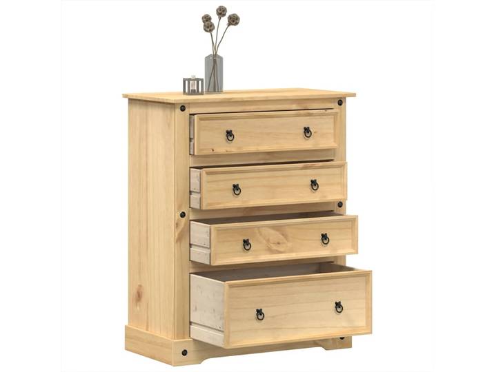vidaXL Kommode Corona 92x48x114 cm Massivholz Kiefer