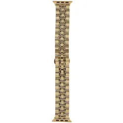 Neue Armbanduhr GlacierX Multi-Link Bracelet Gold für Apple Watch 38/40/41mm Gold