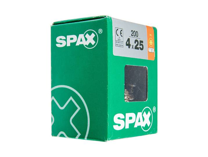 Spax Torx Senkkopf-Holzschraube 4 × 25 mm T10-T15-T20