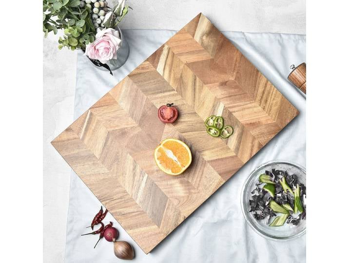 Planche à découper en acacia, très grand plateau pour aliments cuits et fromages, convient pour les aliments, la viande, les légumes et le fromage, accessoires de cuisine
