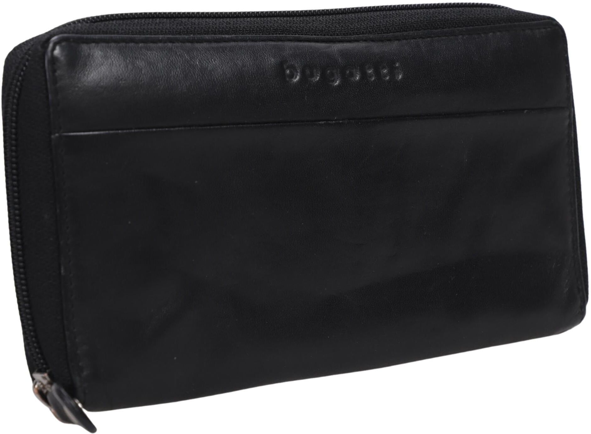Bugatti Herren Portemonnaie, Schwarz, Leder - Second Hand