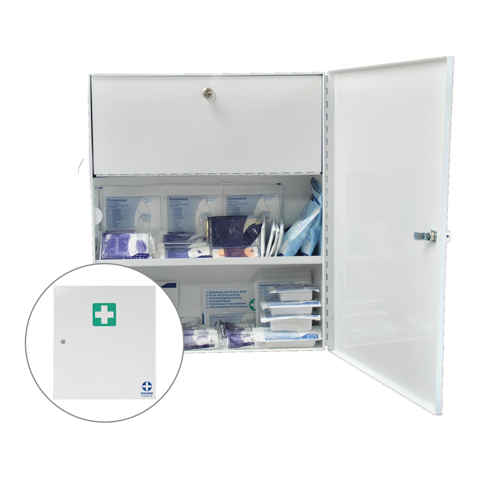 GRAMM medical Metall-Verbandschrank C DIN 13 169 (418.036.00700)