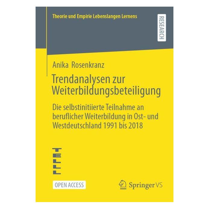 Springer Trendanalysen zur Weiterbildungsbeteiligung (Deutsch, Softcover, Anika Rosenkranz) (57631185)