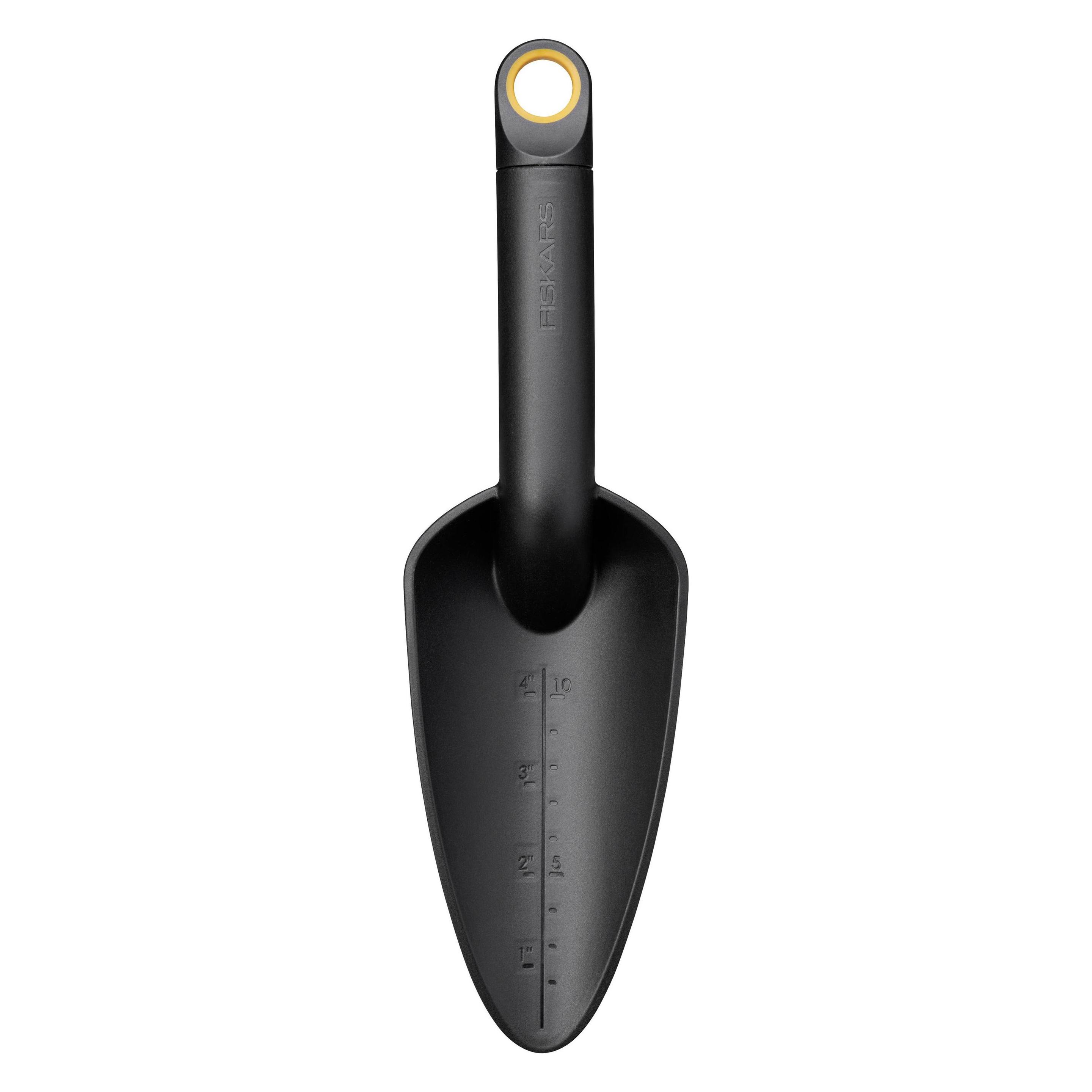 Fiskars Solid Pflanzkelle (schwarz/orange) (1072101)
