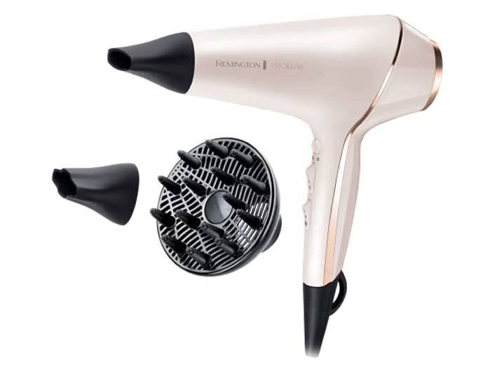 Remington Föhn PROluxe (2400 Watt, Professionele AC-Motor, Ionen Technologie Voor Een Pluisvrij Resultaat, Incl. Diffuser, Coolshot) Hair Dryer AC9140