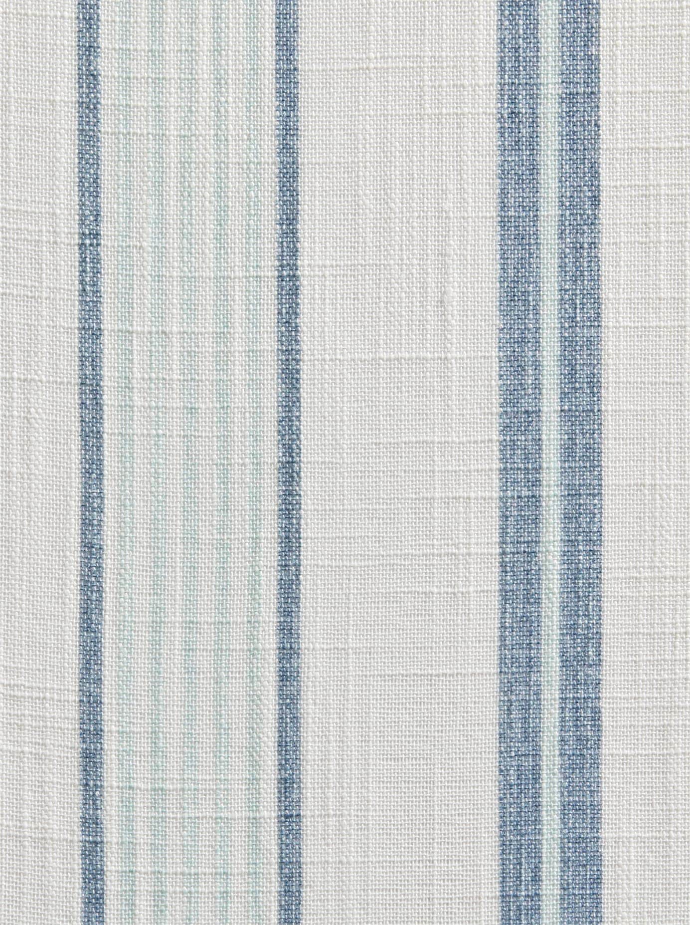 Gardine HEINE HOME Gr. 4, bunt (sanftes weiß, blau), B:140cm H:245cm, Polyester, Gardinen, Gardine sanftes weiß, blau 245cm, Bindebänder, Bindebänder, 140cm
