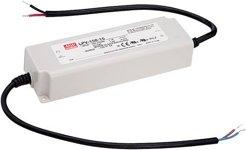 Mean Well LPV-150-24 LED-Trafo Konstantspannung 151W 0 - 6.3A 24 V/DC nicht dimmbar, Überlastschutz 1St.