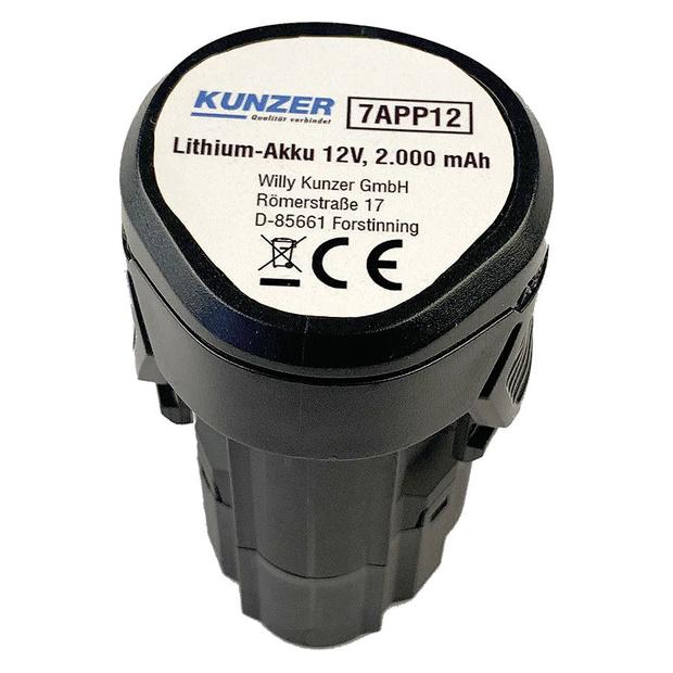 Kunzer Werkzeug Akku Lithium 12 V 2 Ah (12 V) (7APP12)