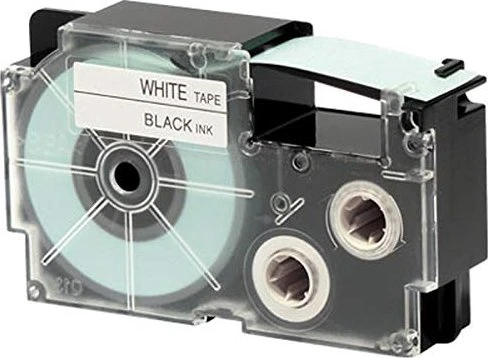 CASIO XR-24WE1 - label tape - 1 cassette(s) - Roll (2.4 cm x 8 m)