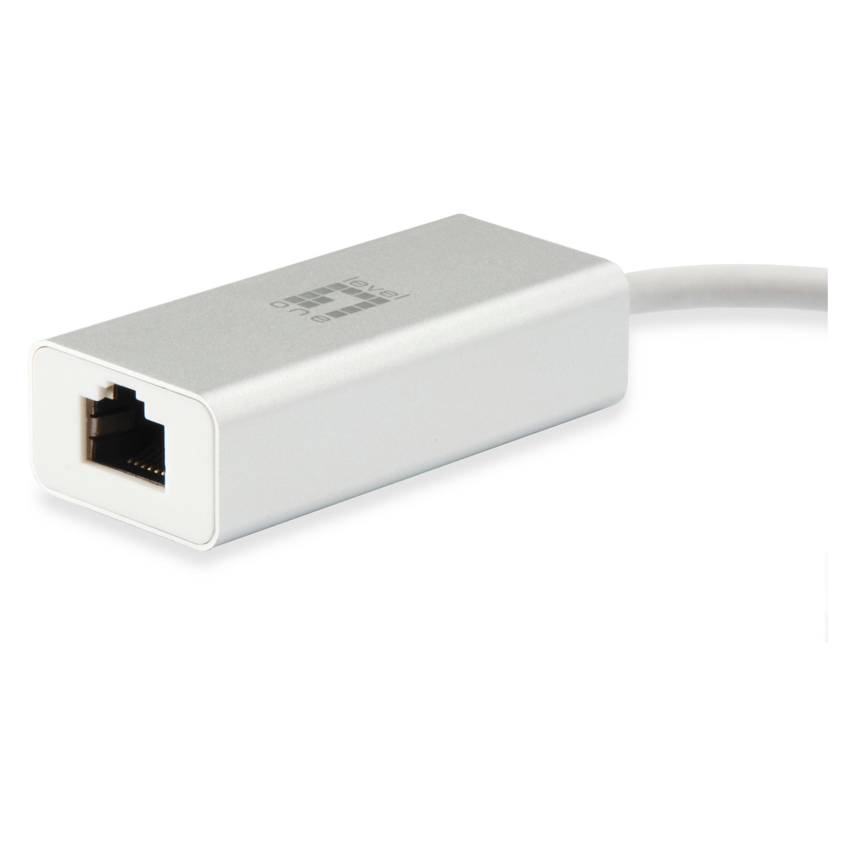 LevelOne USB-0402 Gigabit USB-C Network Adapter (USB-C, RJ45 (1x)) (54003107)