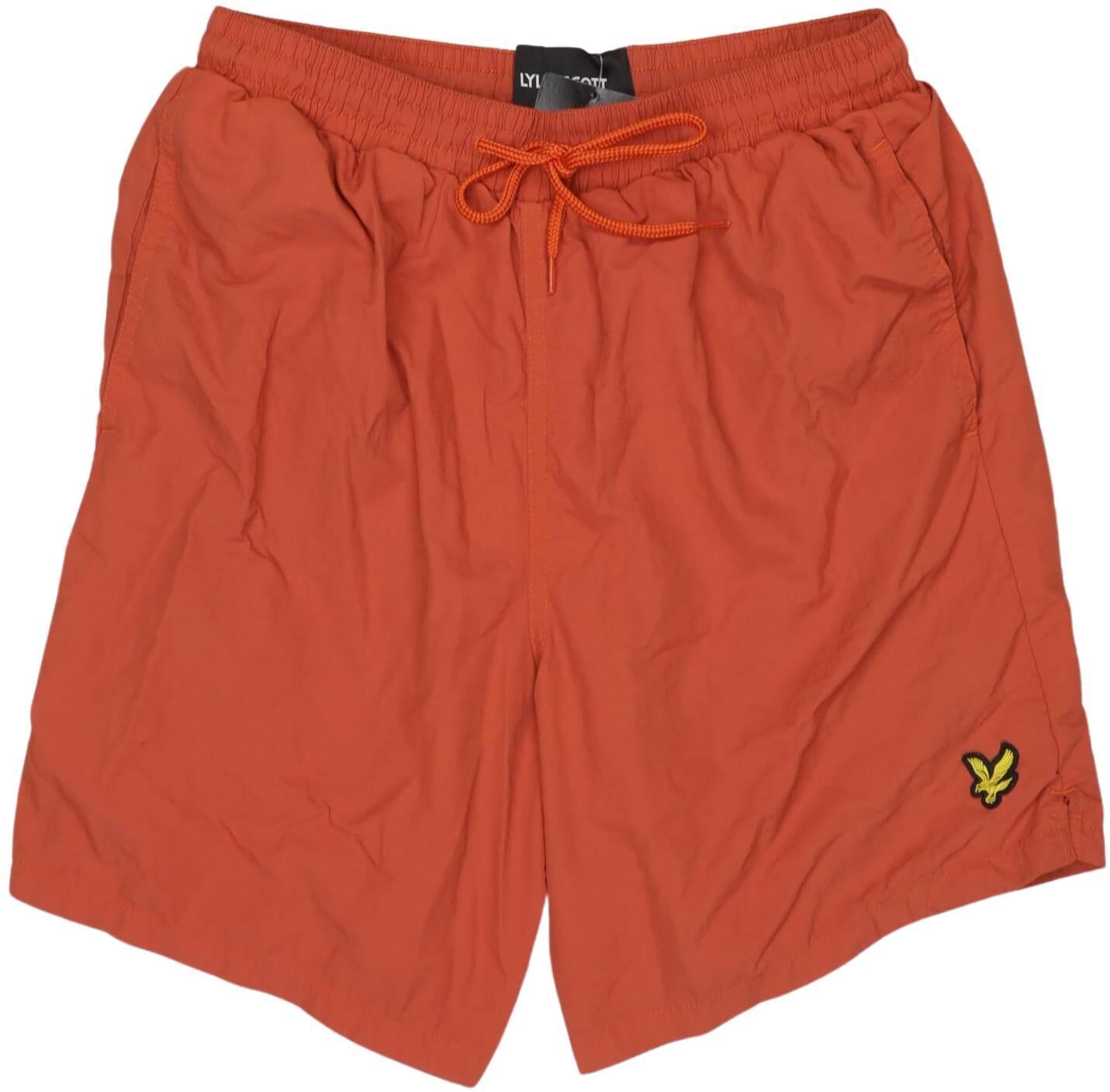 Lyle & Scott Herren Shorts, Orange, Gr. S, Synthetik - Second Hand