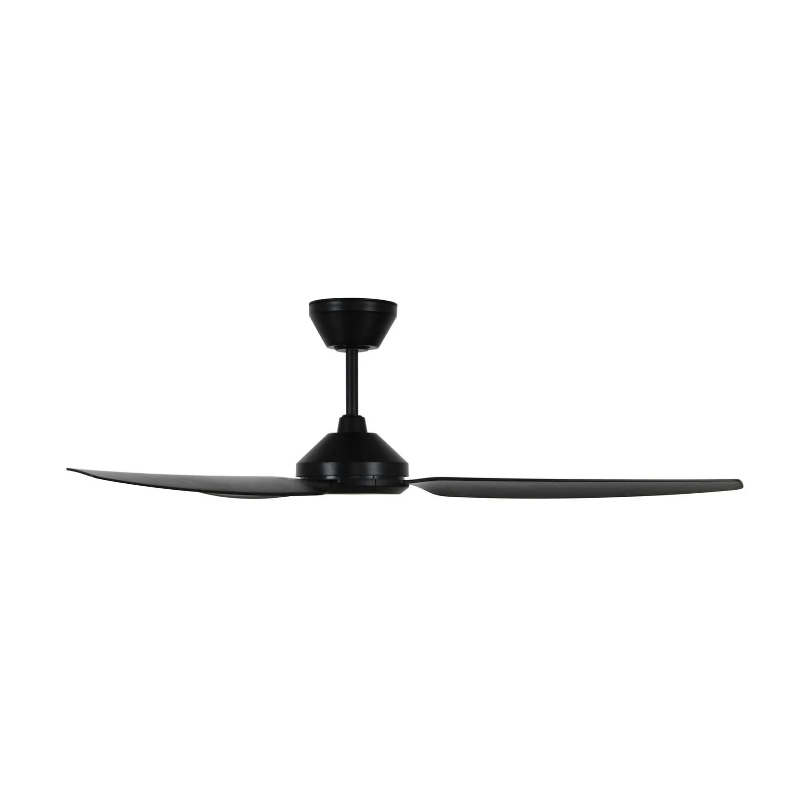 Beacon plafondventilator Polis zwart DC, modern, Ø 137 cm