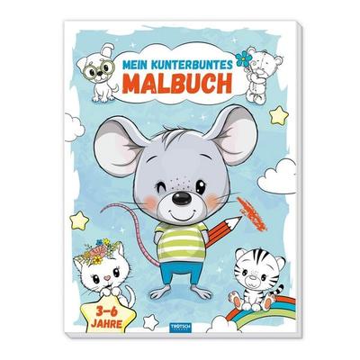 TRÖTSCH - Malbuch Mein kunterbuntes Ausmalbuch| Ab 3 Jahren, Taschenbuch von Trötsch Verlag GmbH & Co.KG, Trötsch Verlag GmbH & Co. KG,