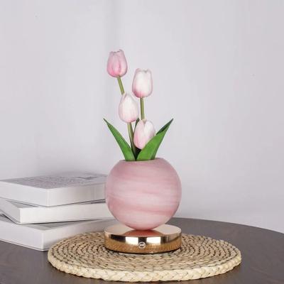 Uplifted Finds Tulip LED Floral Night Light USB Rechargeable Bedside Table Lamp For Bedroom Christmas Decor pink Tulips