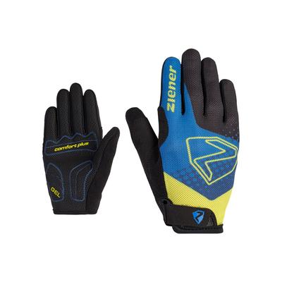 Fahrradhandschuhe ZIENER "COLO-Z JUNIOR", Kinder, Gr. S, bunt (persian blau), Materialmix, Handschuhe