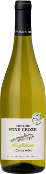 Confidence blanc 2024 - Domaine Fond Croze - Côtes du Rhône - Weisswein - 0.75L Rhone