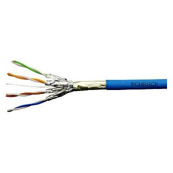 Schrack Kabel F/FTP Cat. 4x2xAWG23, LS0H modr??, Dca (F/FTP, CAT6a, 500 m) (HSKP423HA5)