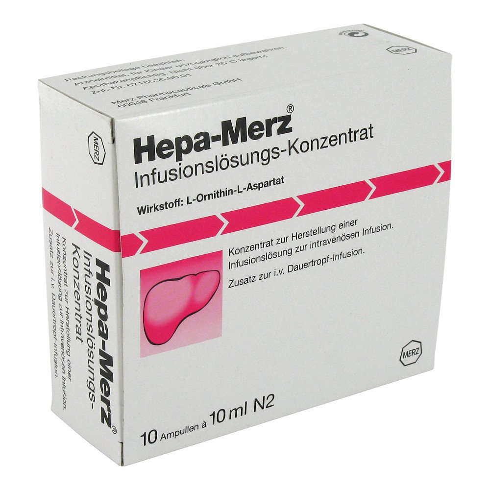 Merz Therapeutics GmbH Hepa Merz Infusionskonz. Ampullen 01308303