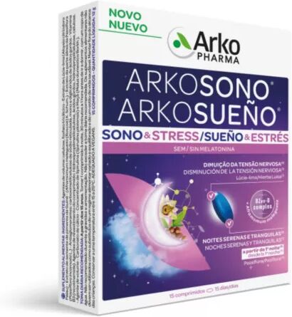 Arkopharma ArkoSono Sono&Stress; Cápsulas 15 unidades