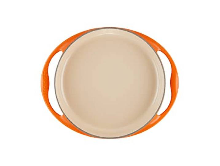 Le Creuset Gusseisen Tatin-Backform, Rund, Ø 28 cm, Für alle Herdarten inkl. Induktion geeignet, 2,6 Liter, Ofenrot, 20129280902460