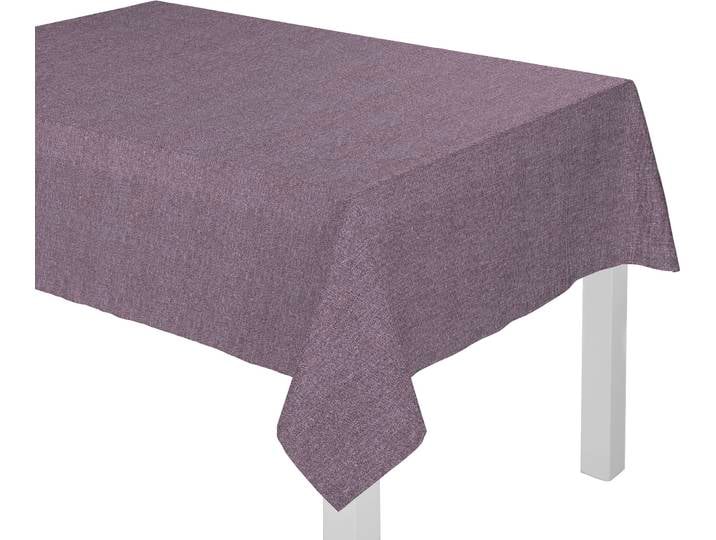 Tischdecke WIRTH Torbole Gr. 2, lila, B:120cm L:120cm, Baumwolle, Polyester, Tischdecken, Tischdecke