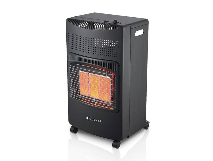 Juskys Gasheizung Gs42Us schwarz, Schwarz, Metall, 42x73x36 cm, Elektrogeräte, Heizgeräte, Heizstrahler