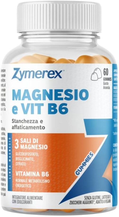 WILCO FARMA Srl SU Zymerex MAGNESIO e VIT B6, 60 Gummies