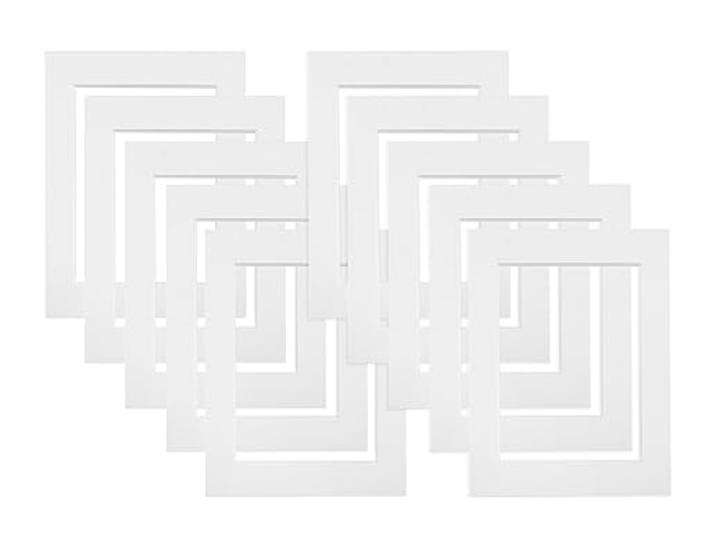 Passepartout-Online 2,0mm Premium Museumsqualität 10x weiß Außen: 70x100 für Bildgröße: 50x70